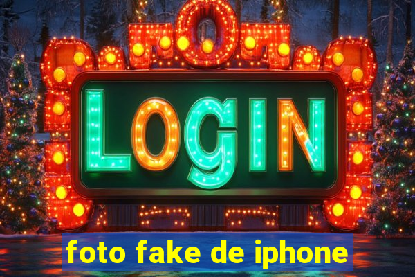 foto fake de iphone